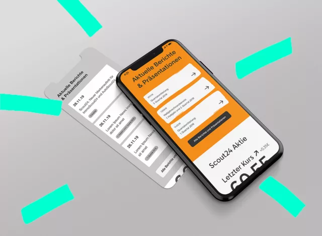 Scout Website auf Smartphone