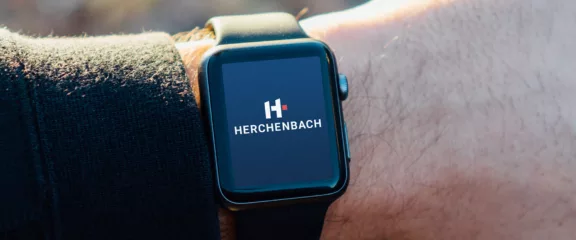 Smartwatch am Handgelenk